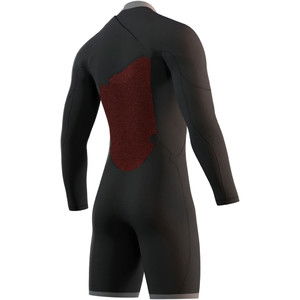 2023 Mystic Mens The One 3/2mm Long Sleeve Zip Free Shorty Wetsuit 35000.230126 - Black